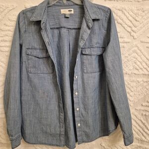 Old Navy Denim Button-Up Shirt